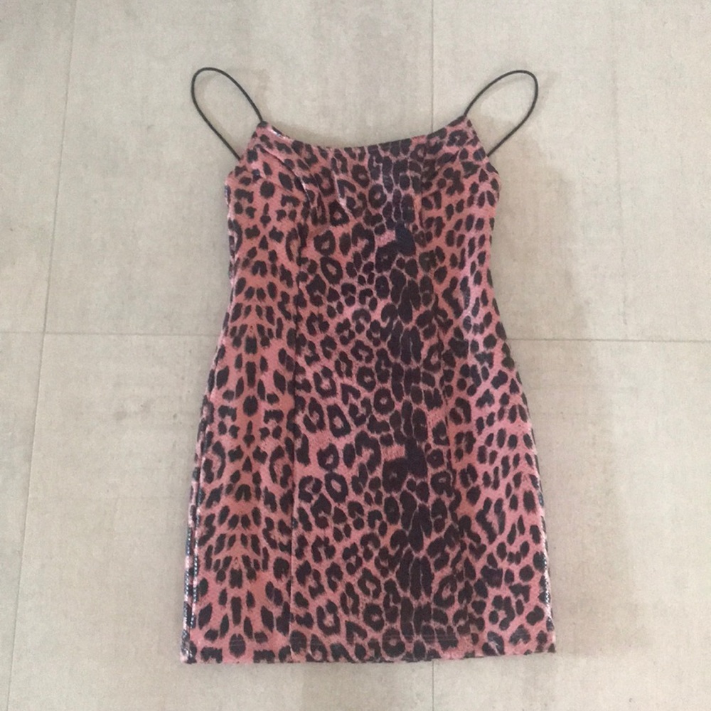 Snake Print mini dress